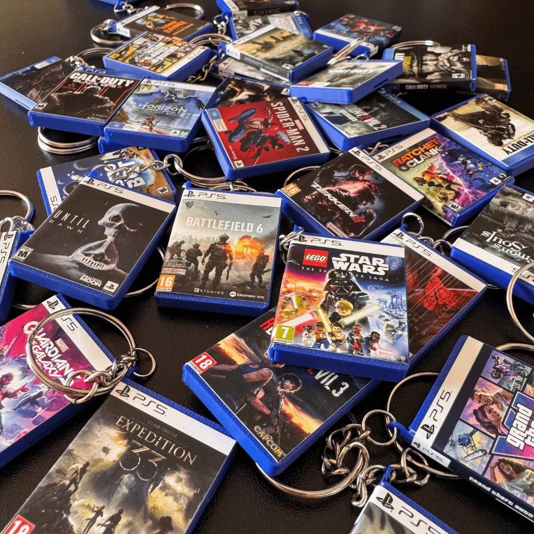Game Keychains with CD
