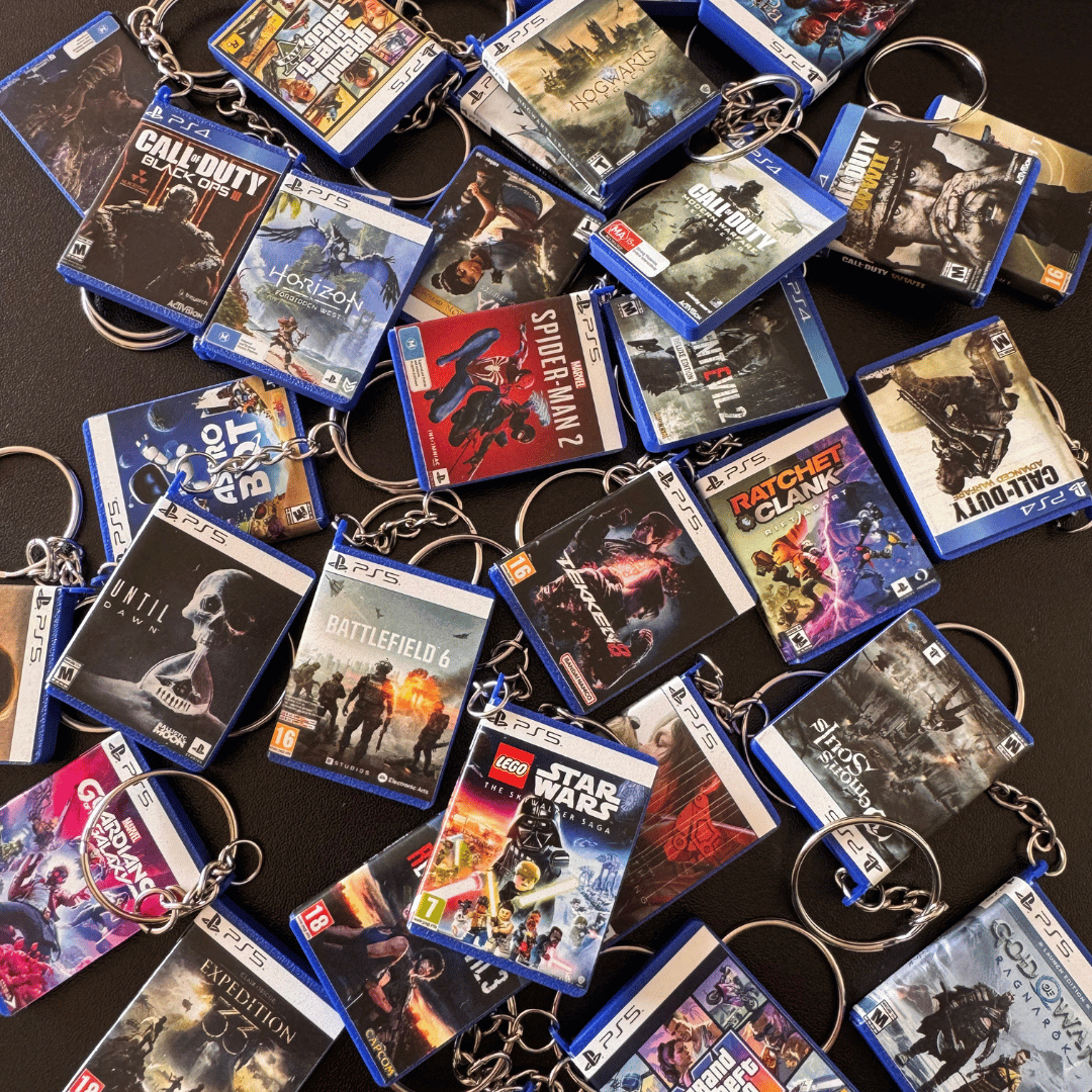 Game Keychains with CD